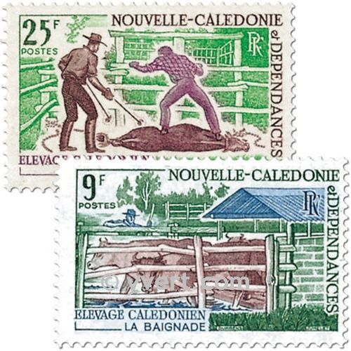 n° 356/357 -  Timbre Nelle-Calédonie Poste