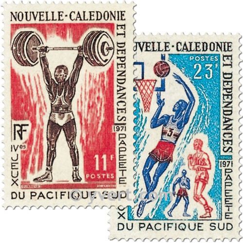 n° 375/376 -  Timbre Nelle-Calédonie Poste