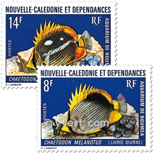 n° 387/388 -  Timbre Nelle-Calédonie Poste