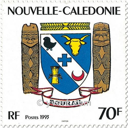 n° 641/653 -  Selo Nova Caledónia Correios