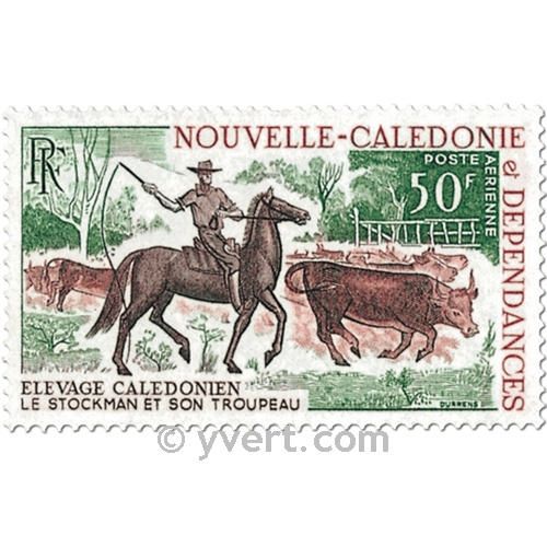 n° 104 -  Timbre Nelle-Calédonie Poste aérienne