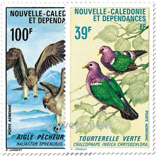 n° 110/111 -  Timbre Nelle-Calédonie Poste aérienne