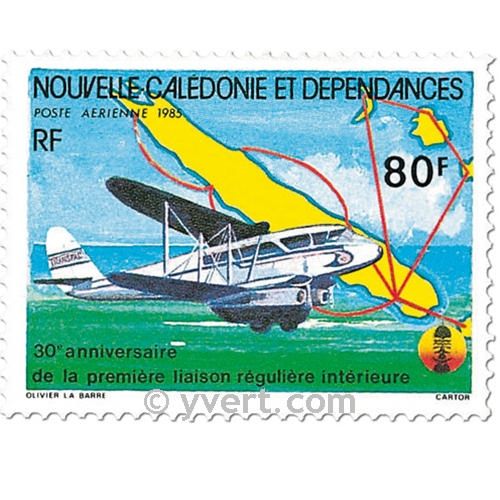 n.o 247 -  Sello Nueva Caledonia Correo aéreo