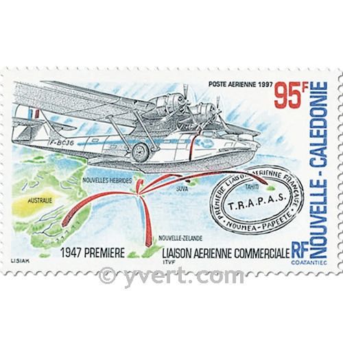 n° 345/346 -  Timbre Nelle-Calédonie Poste aérienne