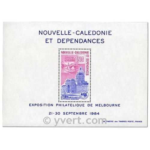 n° 6 -  Timbre Nelle-Calédonie Bloc et feuillets
