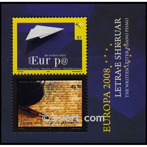 n° 1 -  Timbre Kosovo Blocs et feuillets