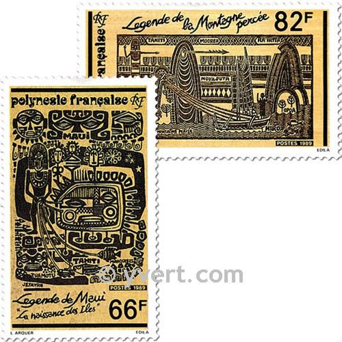 nr. 347/349 -  Stamp Polynesia Mail