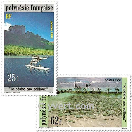 n° 390/392 -  Timbre Polynésie Poste