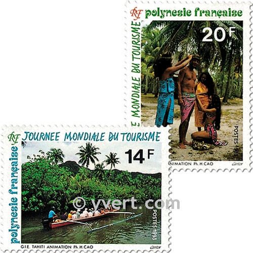 n° 440/442 -  Timbre Polynésie Poste