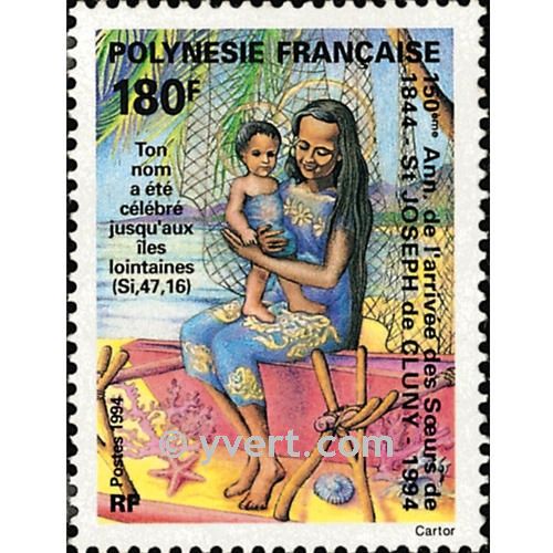 n° 454 -  Timbre Polynésie Poste