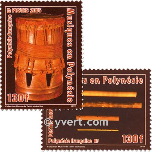 n° 752/753 -  Timbre Polynésie Poste