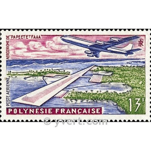 n° 5 -  Timbre Polynésie Poste aérienne