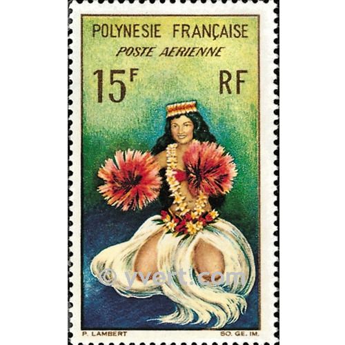 n° 7 -  Timbre Polynésie Poste aérienne