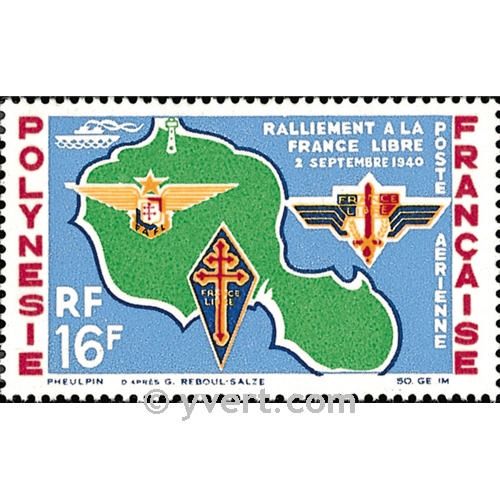 nr. 8 -  Stamp Polynesia Air Mail