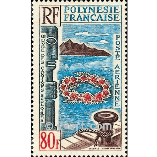 n° 15 -  Timbre Polynésie Poste aérienne