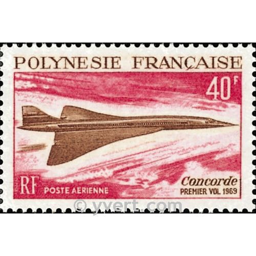 n° 27 -  Timbre Polynésie Poste aérienne