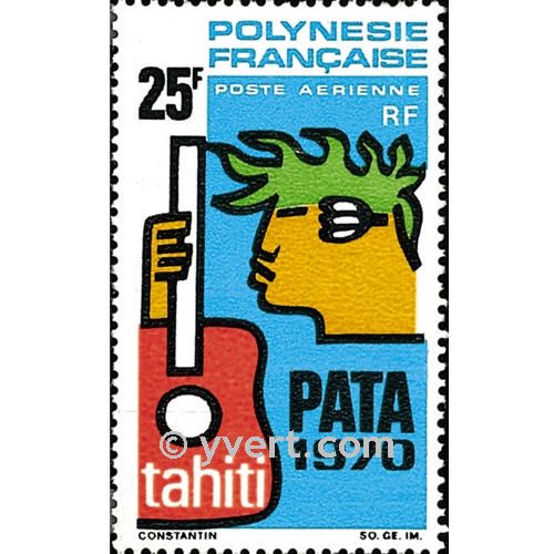 n° 28 -  Timbre Polynésie Poste aérienne