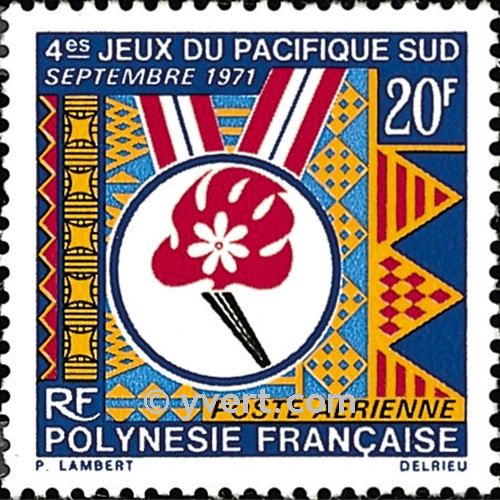 n° 45 -  Timbre Polynésie Poste aérienne