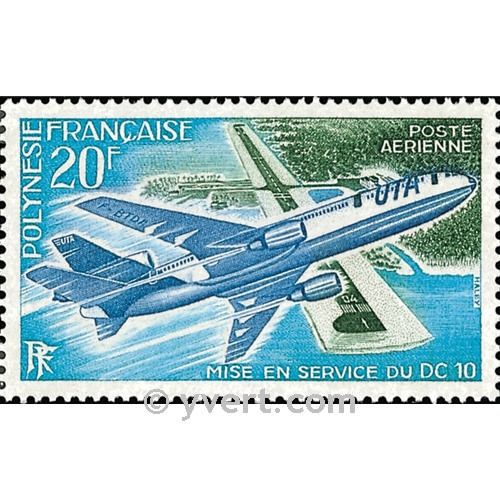 n° 74 -  Timbre Polynésie Poste aérienne
