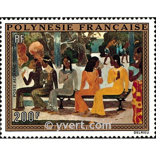 n° 75 -  Timbre Polynésie Poste aérienne