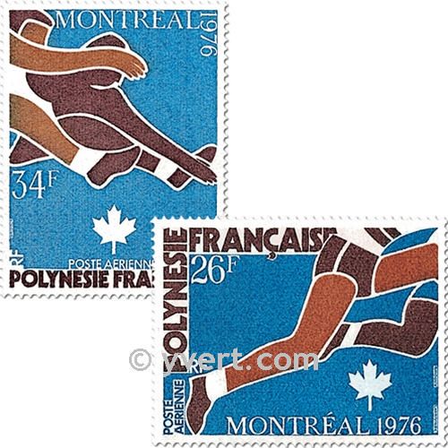 n° 110/112 -  Timbre Polynésie Poste aérienne