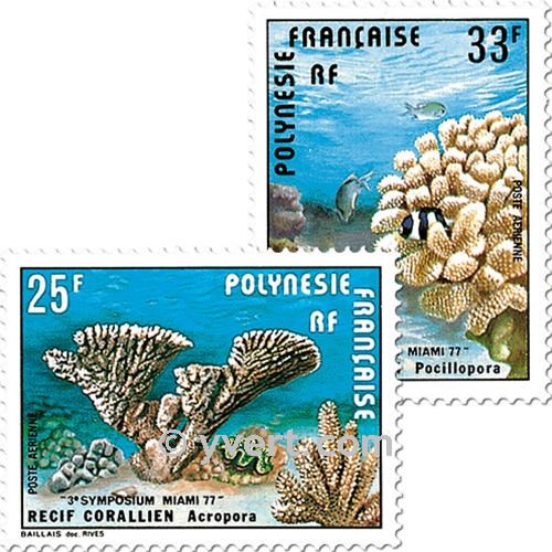 nr. 121/122 -  Stamp Polynesia Air Mail