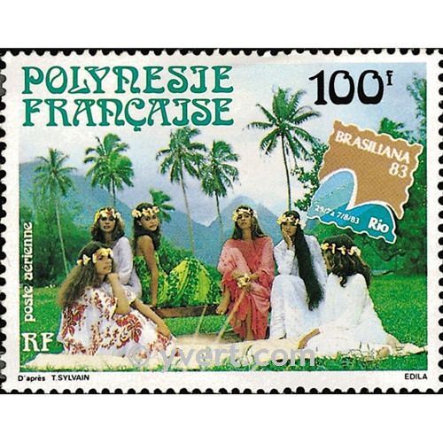 n° 176 -  Timbre Polynésie Poste aérienne