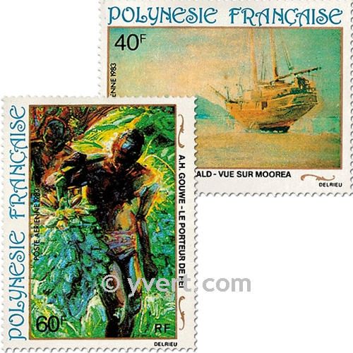 n° 178/181 -  Timbre Polynésie Poste aérienne