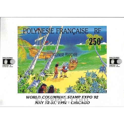 n° 20 -  Timbre Polynésie Bloc et feuillets