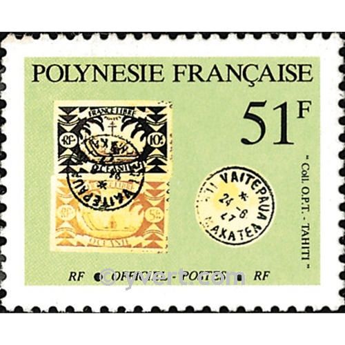 n° 26 -  Timbre Polynésie De service