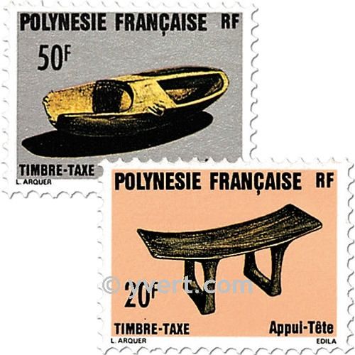 n° 8/9 -  Timbre Polynésie Taxe