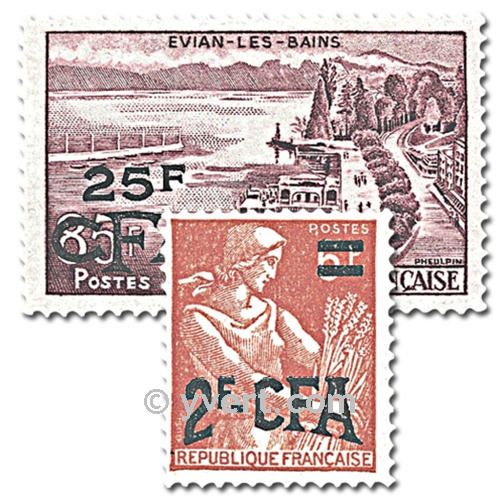 n° 331/341 -  Timbre Réunion Poste