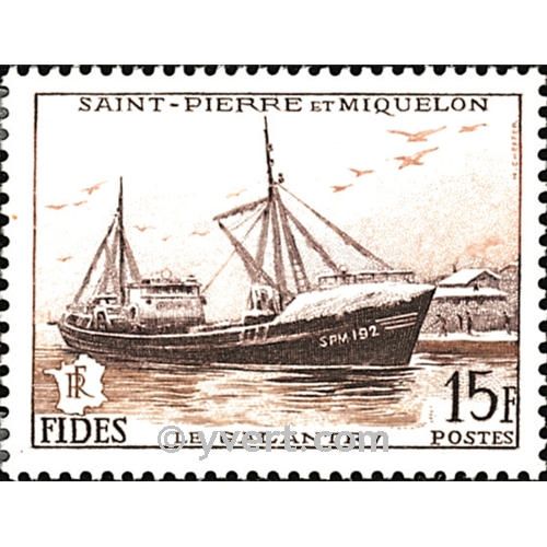 n° 352 -  Timbre Saint-Pierre et Miquelon Poste