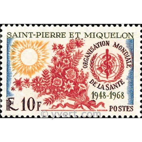 n° 379 -  Timbre Saint-Pierre et Miquelon Poste