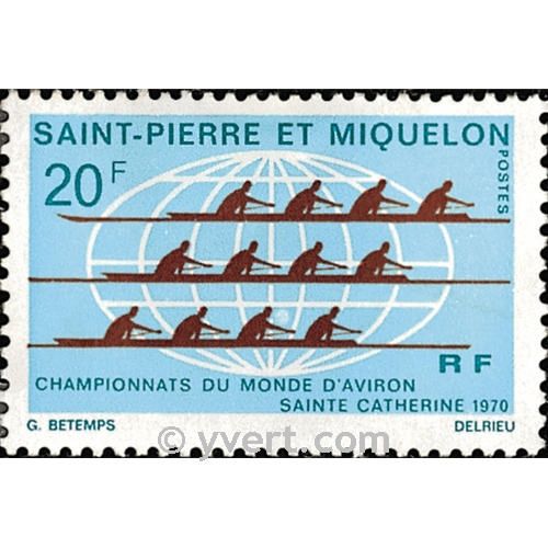 n° 405 -  Timbre Saint-Pierre et Miquelon Poste