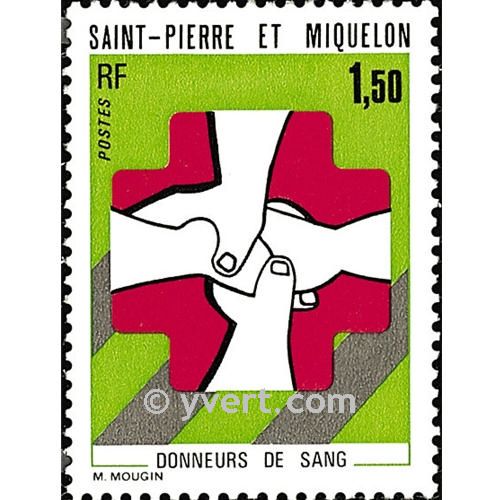 n° 436 -  Timbre Saint-Pierre et Miquelon Poste