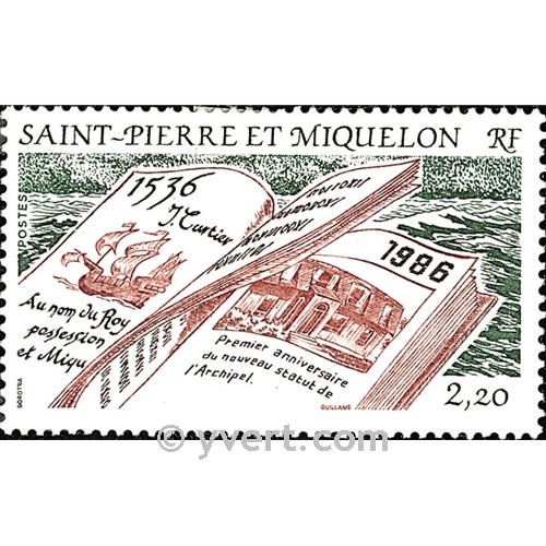 n° 470 -  Timbre Saint-Pierre et Miquelon Poste