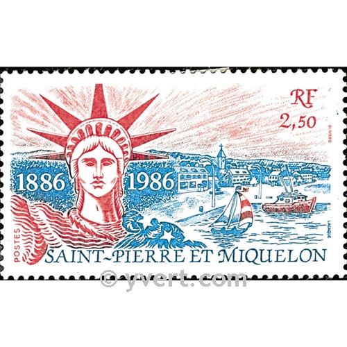 n° 471 -  Timbre Saint-Pierre et Miquelon Poste