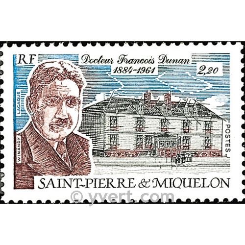 n° 476 -  Timbre Saint-Pierre et Miquelon Poste