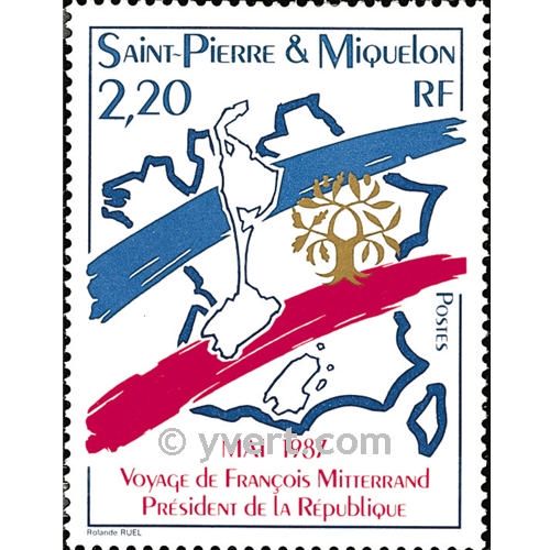 n° 478 -  Timbre Saint-Pierre et Miquelon Poste