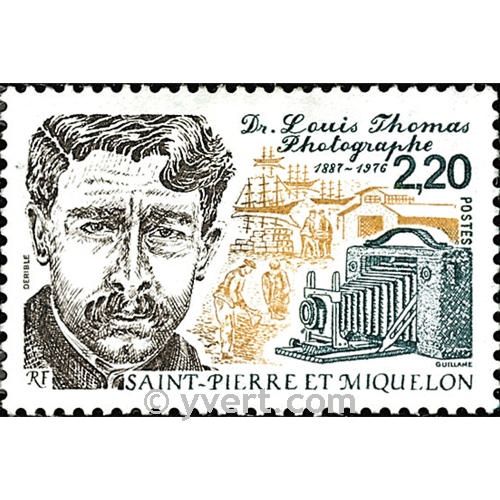 n° 488 -  Timbre Saint-Pierre et Miquelon Poste