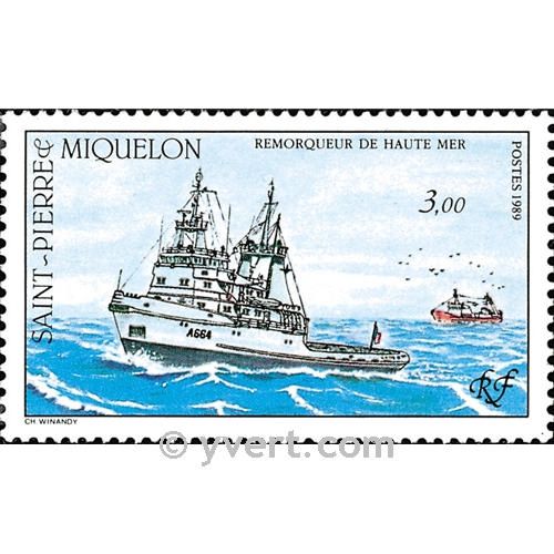 n° 510 -  Timbre Saint-Pierre et Miquelon Poste