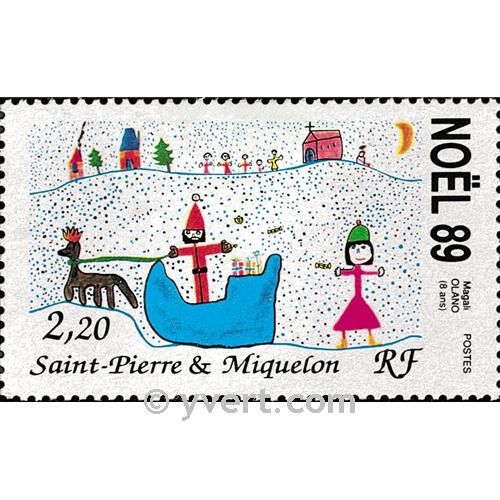 n° 512 -  Timbre Saint-Pierre et Miquelon Poste