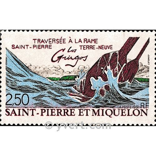 n° 546 -  Timbre Saint-Pierre et Miquelon Poste