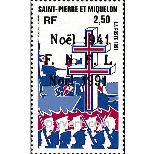 n° 554 -  Timbre Saint-Pierre et Miquelon Poste