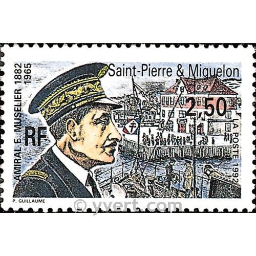 n° 558 -  Timbre Saint-Pierre et Miquelon Poste