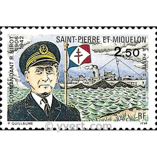 n° 573 -  Timbre Saint-Pierre et Miquelon Poste