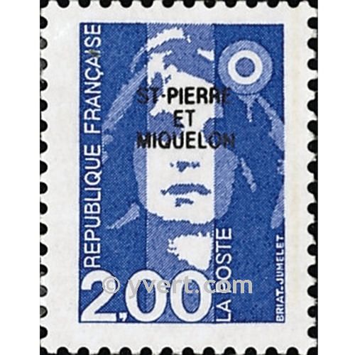 n° 605 -  Timbre Saint-Pierre et Miquelon Poste