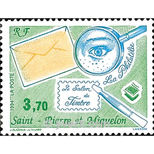 n° 606 -  Timbre Saint-Pierre et Miquelon Poste