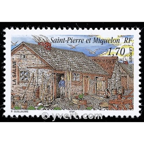 n° 644 -  Timbre Saint-Pierre et Miquelon Poste